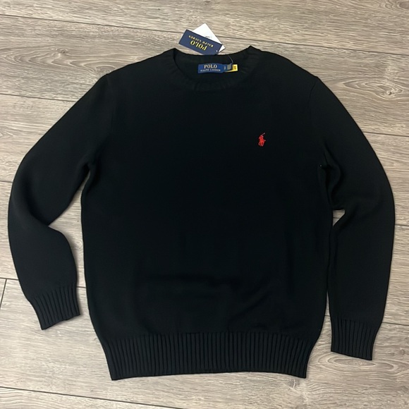 POLO RALPH LAUREN Men's Cotton Crewneck Sweater - Picture 5 of 8